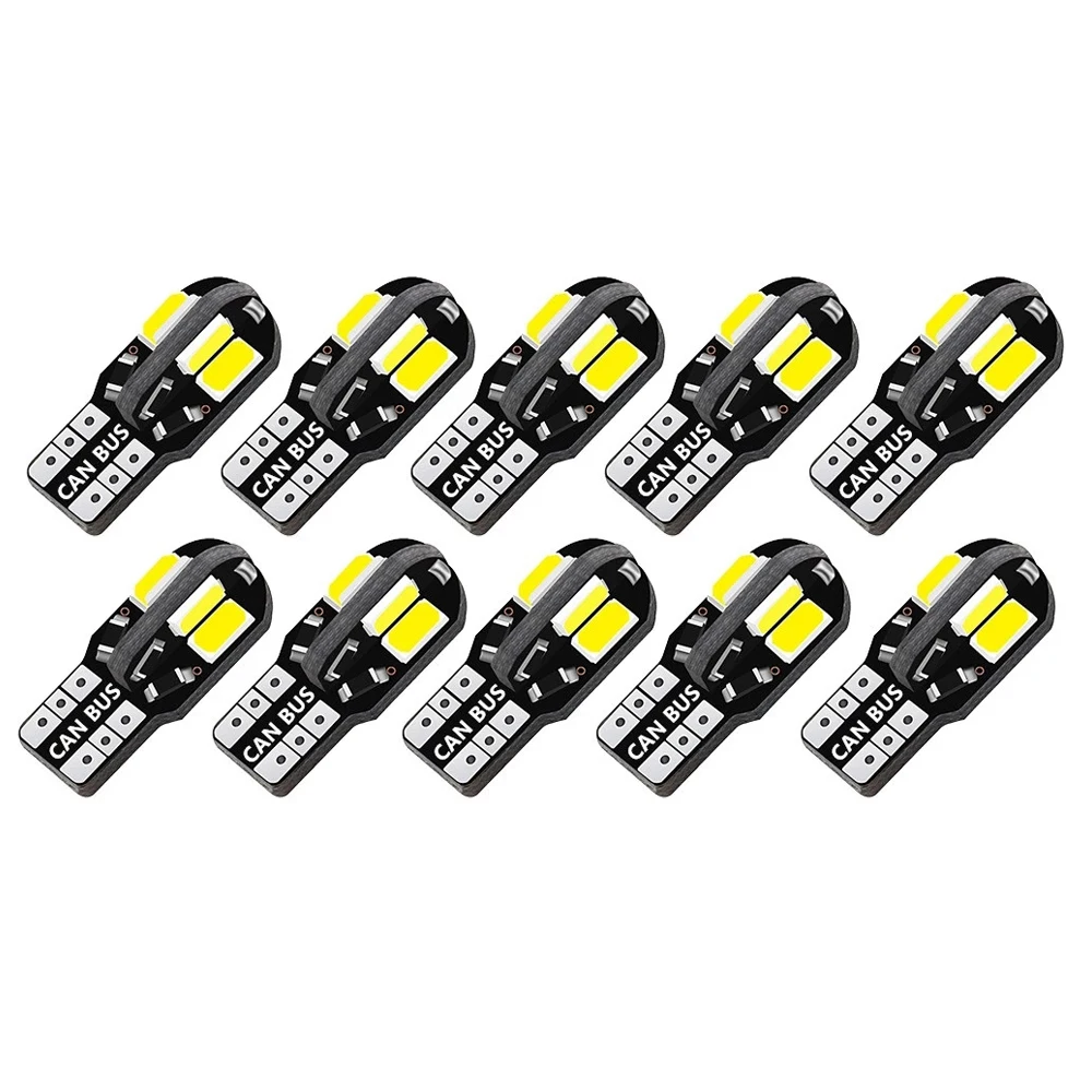매우 밝은 자동차 인테리어 사이드 라이트 194 3030 SMD 자동 전구, 오류 없음, 10x W5W T10, 5W5, 12V, 5W, 600Lm, 화이트 앰버 레드 title=매우 밝은 자동차 인테리어 사이드 라이트 194 3030 SMD 자동 전구, 오류 없음, 10x W5W T10, 5W5, 12V, 5W, 600Lm, 화이트 앰버 레드 