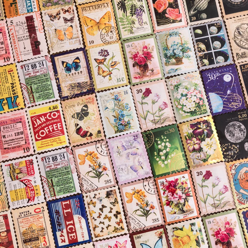 TIANZI 45pcs Kawaii 미니 상자 접착 스티커 Scrapbooking 라벨 일기 편지지 앨범 전화 저널 플래너
