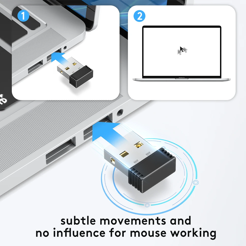 무선 마우스 Jigglers Mover 감지할 수 없는 자동 USB 포트 셰이커 노트북용 Wiggler는 컴퓨터 깨우기 마우스 움직임을 유지합니다.