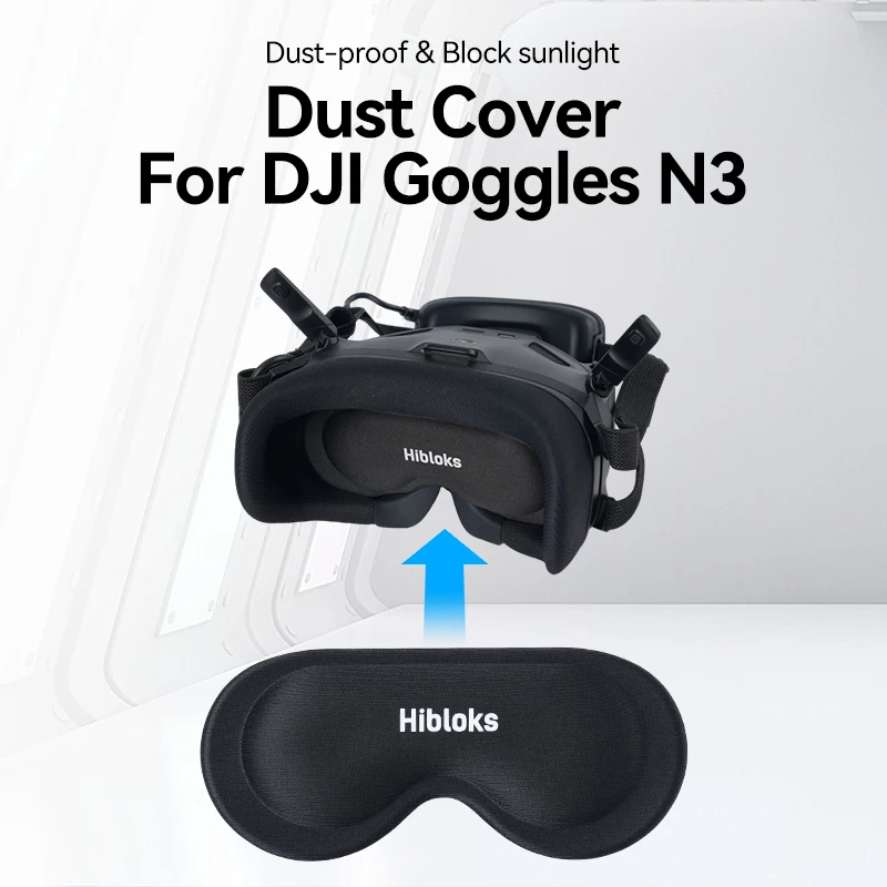 DJI Neo 고글 용 Hibloks Avata 2 N3 스폰지 아이 마스크 방진 차양 렌즈 보호 커버 안티 스크래치 방지 노크 title=DJI Neo 고글 용 Hibloks Avata 2 N3 스폰지 아이 마스크 방진 차양 렌즈 보호 커버 안티 스크래치 방지 노크 
