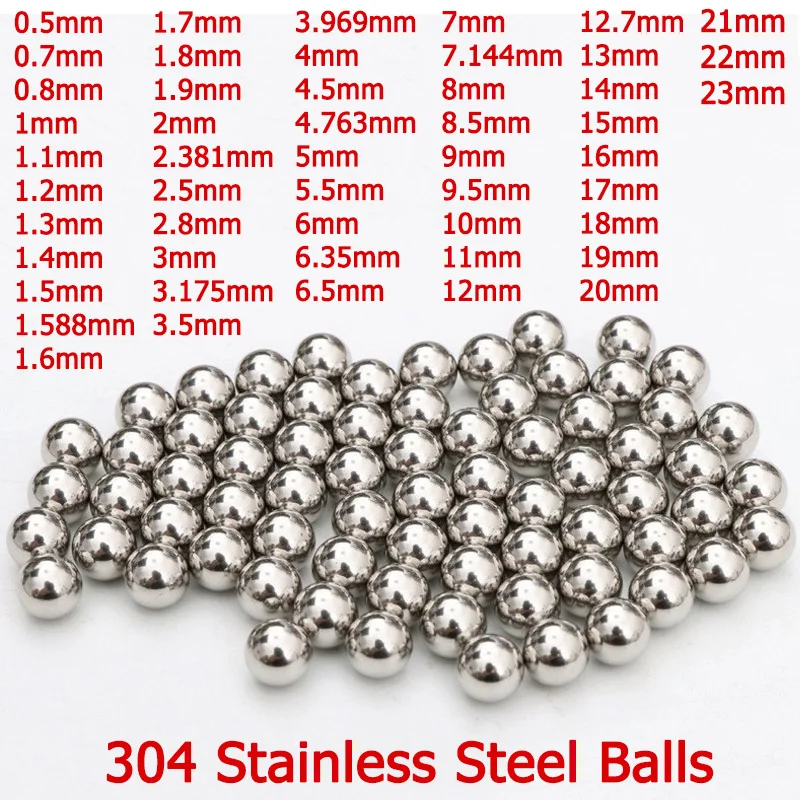 304 스테인리스 스틸 볼, 솔리드 스무스 베어링 스틸 볼, 구형 비드 볼, 0.5mm, 0.7mm, 0.8mm, 1/1mm, 2/2mm, 381/2mm, 3/4mm ~ 23mm, 10-1000 개 title=304 스테인리스 스틸 볼, 솔리드 스무스 베어링 스틸 볼, 구형 비드 볼, 0.5mm, 0.7mm, 0.8mm, 1/1mm, 2/2mm, 381/2mm, 3/4mm ~ 23mm, 10-1000 개 