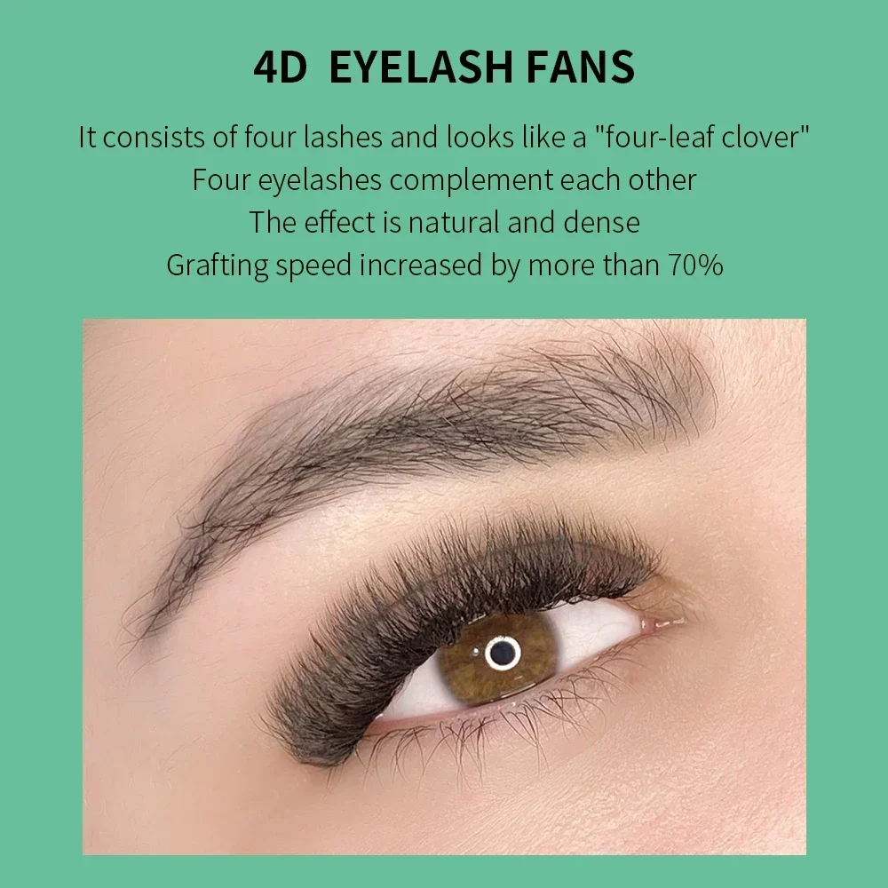 GLAMLASH 4D5D W 모양의 속눈썹 연장 미리 만들어진 볼륨 팬 W 스타일 속눈썹 가짜 밍크 소프트 이지 패닝 자연 속눈썹