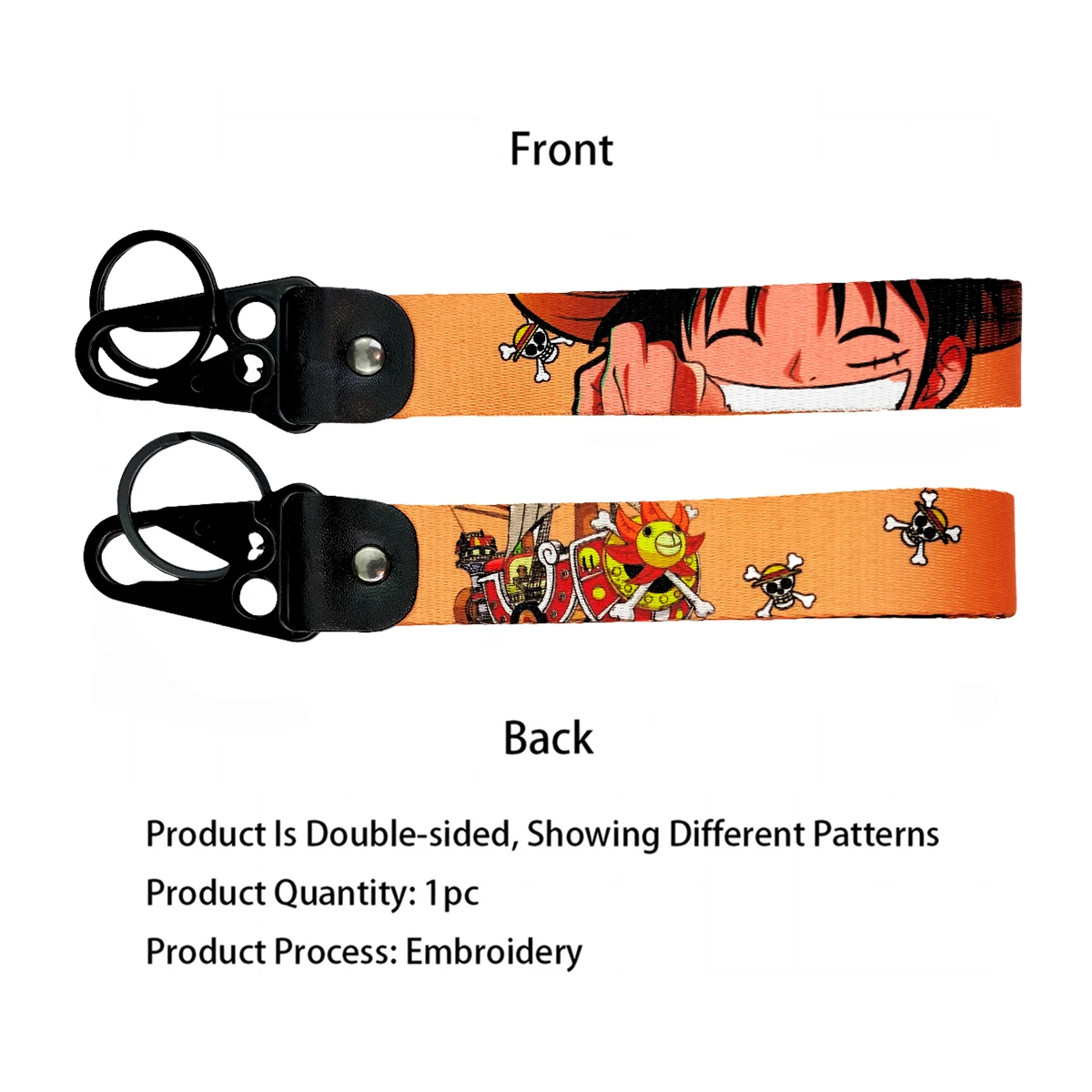 원피스 쿨 이글 부리 키체인, 랜야드 애니메이션 만화 시리즈 배지 거치대, USB 펜던트, 휴대용 키 랜야드 액세서리