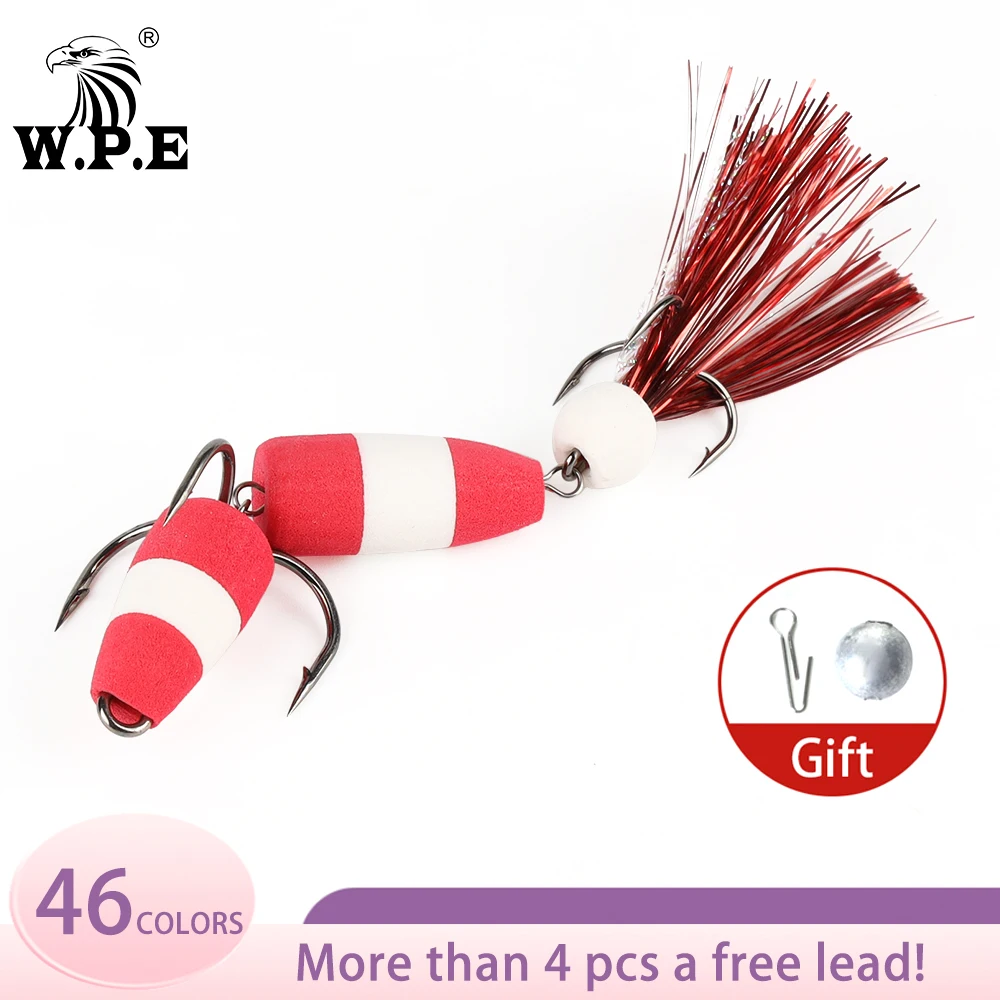 W.P.E 새로운 낚시 미끼 1pcs M 수영 미끼 소프트 미끼 고밀도 폼 미끼 낚시 태클 여러 가지 빛깔의베이스 인공 미끼 Wobblers title=W.P.E 새로운 낚시 미끼 1pcs M 수영 미끼 소프트 미끼 고밀도 폼 미끼 낚시 태클 여러 가지 빛깔의베이스 인공 미끼 Wobblers 