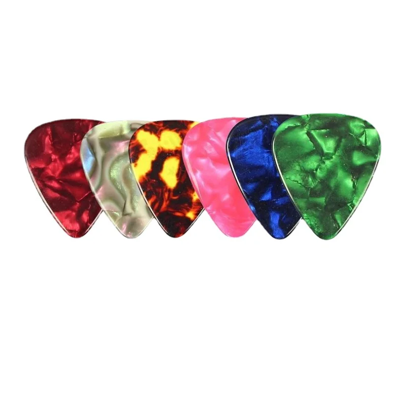 10PCS 기타 추천 Plectrum 중재자 셀룰로이드 전기 부드러운 기타 추천베이스 어쿠스틱 일렉트릭 기타 액세서리