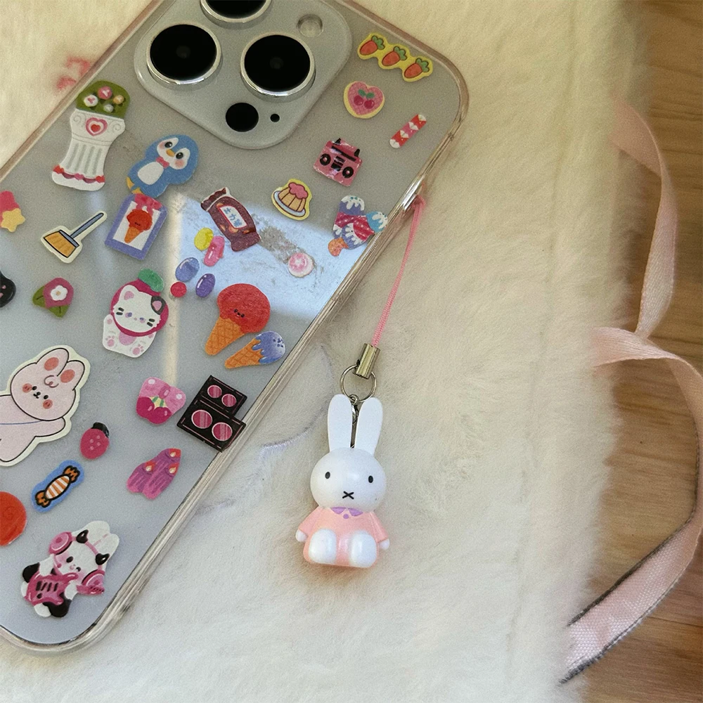 Kawaii Miffy 열쇠 고리 만화 귀여운 배낭 펜던트 장식품 휴대 전화 체인 크리스마스 선물 title=Kawaii Miffy 열쇠 고리 만화 귀여운 배낭 펜던트 장식품 휴대 전화 체인 크리스마스 선물 