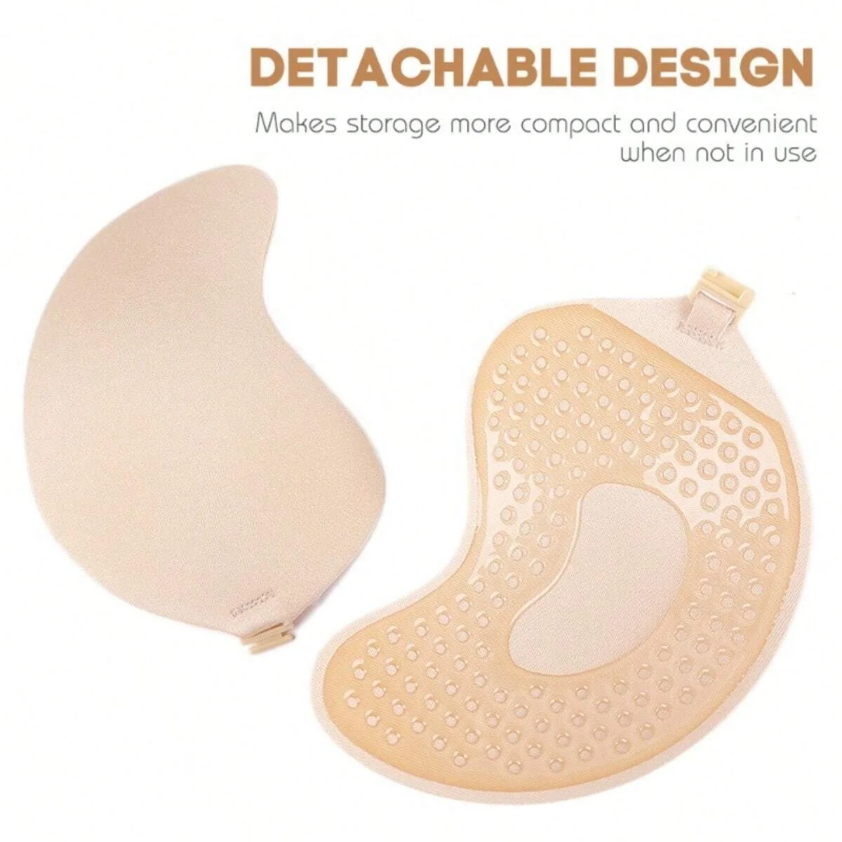FINETOO 1 쌍 여성 보이지 않는 속옷 nubra 유방 패치 견인 색상 저자 극성 망고 컵 브래지어 실리콘 비 떨어지는 얇은