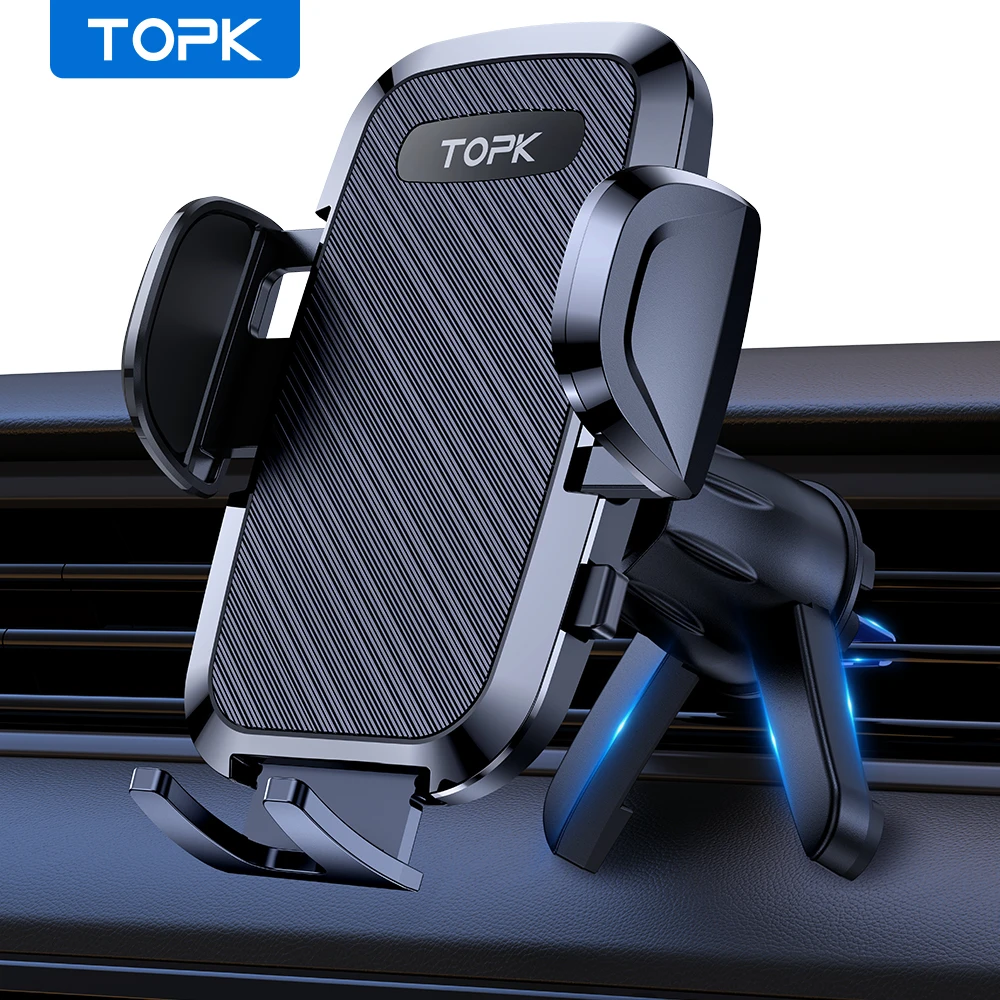 TOPK 범용 자동차 브래킷, 중력 자동차 전화 거치대, 자동차 에어 벤트 클립 마운트, 휴대폰 거치대, 모든 휴대폰용 휴대폰 스탠드 title=TOPK 범용 자동차 브래킷, 중력 자동차 전화 거치대, 자동차 에어 벤트 클립 마운트, 휴대폰 거치대, 모든 휴대폰용 휴대폰 스탠드 