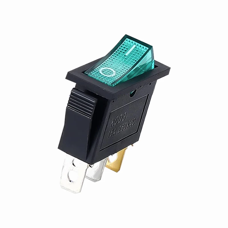 1PCS KCD3 로커 스위치 ON-OFF ON-OFF-ON 2 위치 3 핀 전기 장비 (조명 전원 스위치 포함) 16A 250V / 20A 125V AC