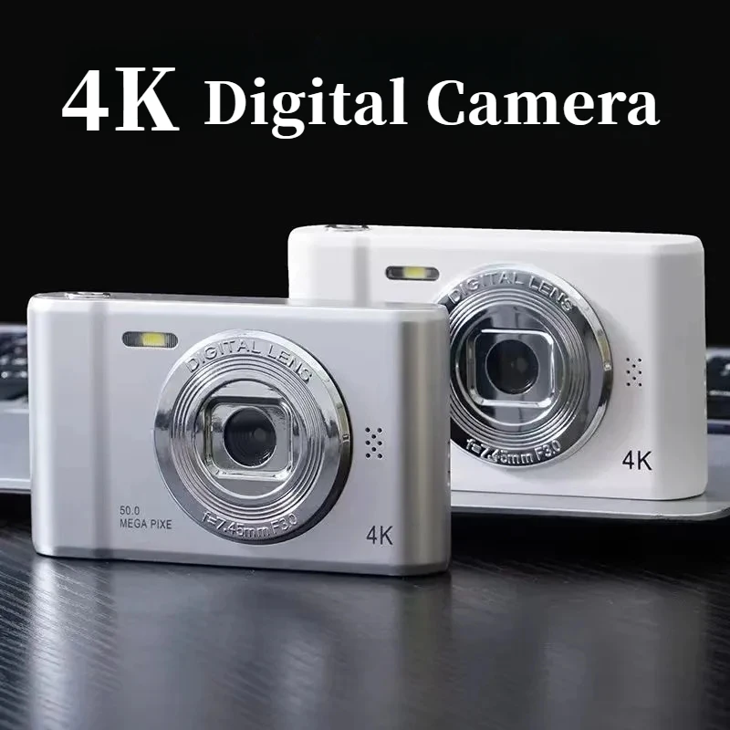 어린이 캠퍼스용 미니 레트로 캠, 여행용 셀카 카메라, 4K 디지털 카메라, 50 메가 픽셀 HD 줌 사진, 2.4 인치 화면 title=어린이 캠퍼스용 미니 레트로 캠, 여행용 셀카 카메라, 4K 디지털 카메라, 50 메가 픽셀 HD 줌 사진, 2.4 인치 화면 