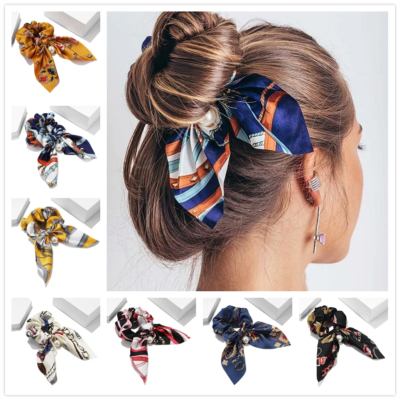 여자를위한 새로운 시폰 Bowknot 탄성 헤어 밴드 여자 솔리드 컬러 Scrunchies 머리띠 헤어 넥타이 포니 테일 홀더 헤어 액세서리 title=여자를위한 새로운 시폰 Bowknot 탄성 헤어 밴드 여자 솔리드 컬러 Scrunchies 머리띠 헤어 넥타이 포니 테일 홀더 헤어 액세서리 
