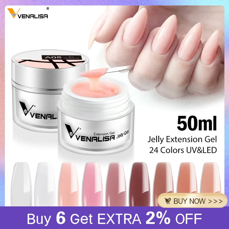 50ml 하드 젤리 네일 익스텐션 젤 네일 빌더 아트 프렌치 네일 껌 Venalisa Clear Natural Color Soak Off UV 건설 젤 title=50ml 하드 젤리 네일 익스텐션 젤 네일 빌더 아트 프렌치 네일 껌 Venalisa Clear Natural Color Soak Off UV 건설 젤 