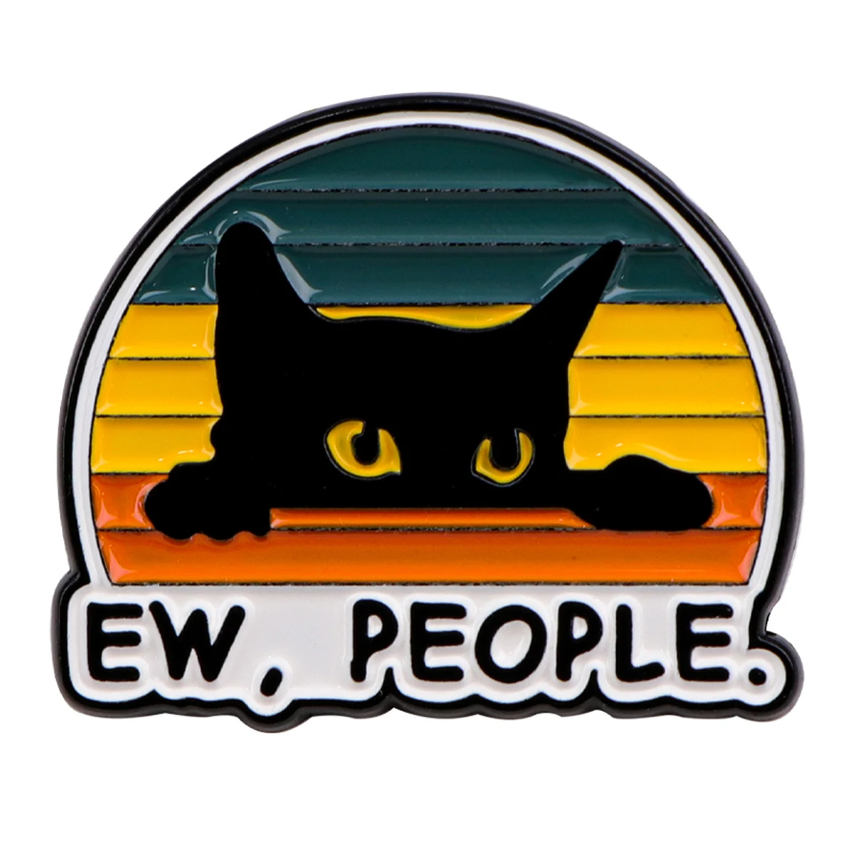 EW, PEOPLE 에나멜 핀 재미 있은 냉소적 인 따옴표 배지 여성용 배낭 브로치 남성용 옷깃 핀 코스프레 액세서리 장난감 선물