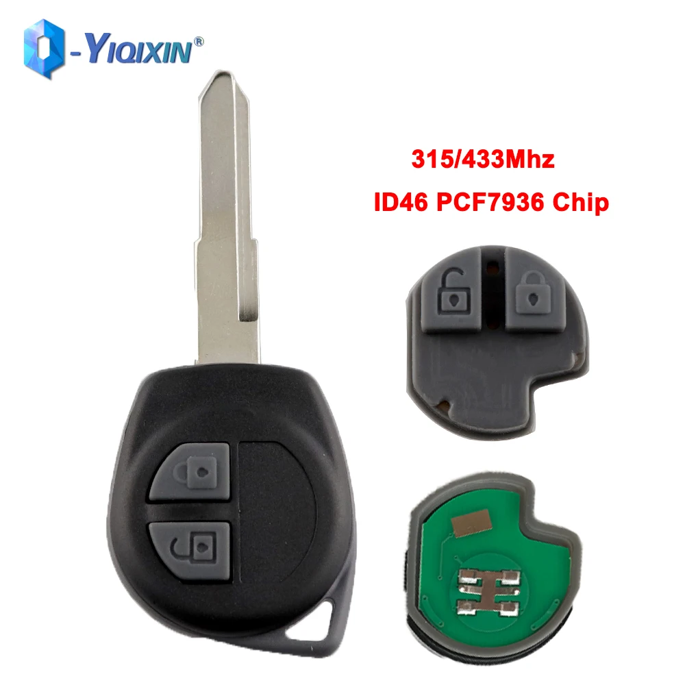 YIQIXIN 스마트 키 315/433Mhz Suzuki Vauxhall Agila Splash Swift Liana Aerio Jimn Igins Alto SX4 자동차 원격 ID46 PCF7936 칩 title=YIQIXIN 스마트 키 315/433Mhz Suzuki Vauxhall Agila Splash Swift Liana Aerio Jimn Igins Alto SX4 자동차 원격 ID46 PCF7936 칩 