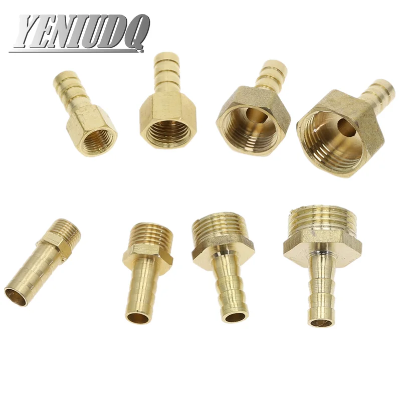 황동 호스 피팅 4mm-19mm 바브 테일 1/8 