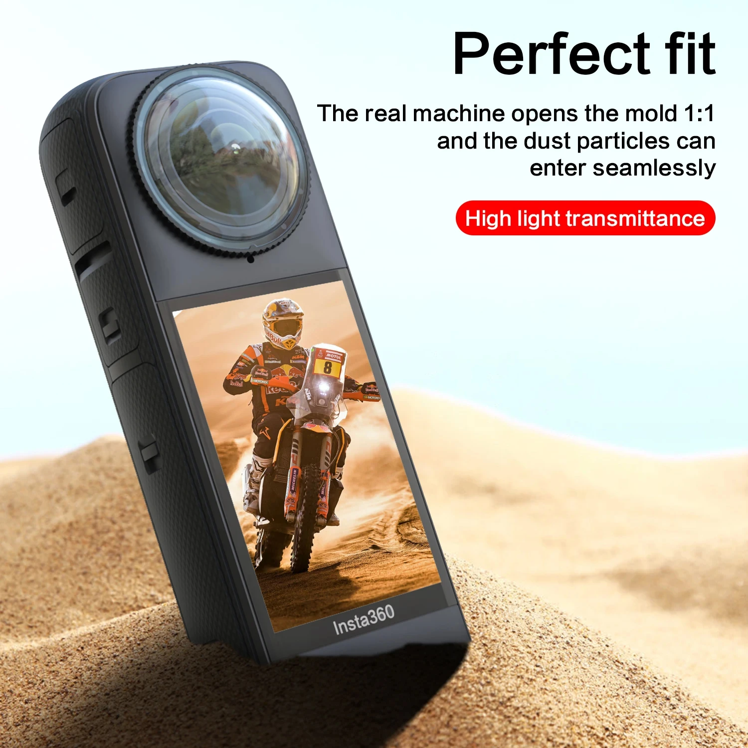 Insta360 X4 용 렌즈 가드 및 스크린 보호대, 렌즈 보호대 커버 및 스크래치 방지 보호 필름, Insta 360 X4 액세서리