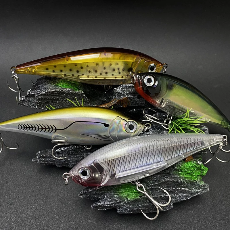 130mm 48g 연필 낚시는 바닷물 송어 Pesca 인공 Twitchbait Twitch 낚시 장비에 대한 3D 플로팅 Wobblers를 미끼