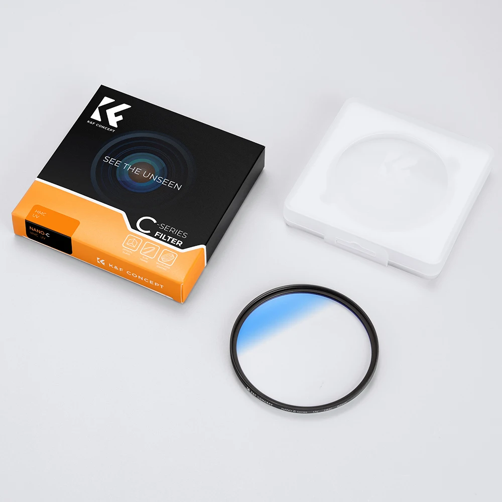 K&F Concept MC UV 보호 필터 울트라 슬림 멀티 코팅 HD 37mm 43mm 46mm 49mm 52mm 55mm 58mm 62mm 67mm 72mm 77mm 82mm