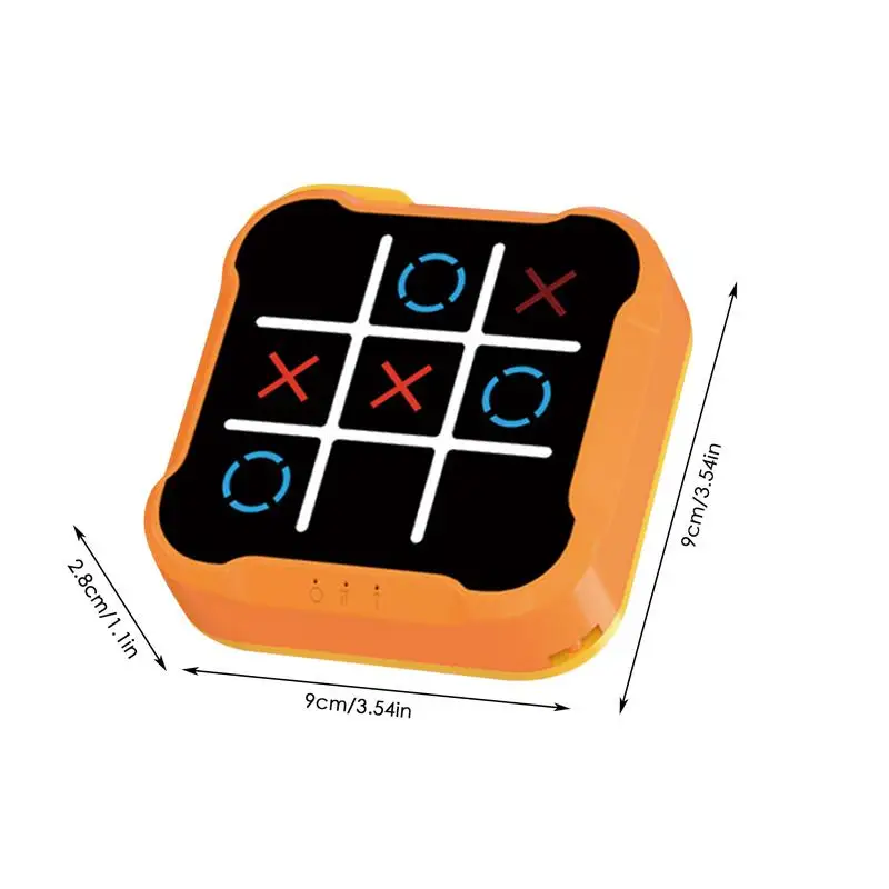 다기능 전자 Tic-Tac-Toe 보드 보드 게임 몬테소리 퍼즐 테이블 게임 체스 체스 세트 성인을위한 휴대용 어린이