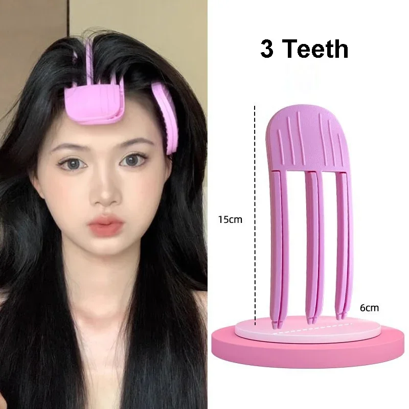 2pcs 푹신한 머리핀 컬링 앞머리 클립 헤어 뿌리 Volumizing 헤어 클립 세트 여성 컬링 고정 클립 패션 볼륨 헤어 롤러