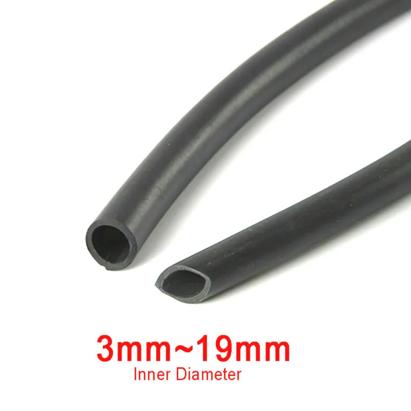 검정색 멀티 사이즈 3mm ~ 19mm 길이 1 미터/3 미터 가솔린 공급 파이프 기화기 호스 용 부드러운 니트릴 고무 호스