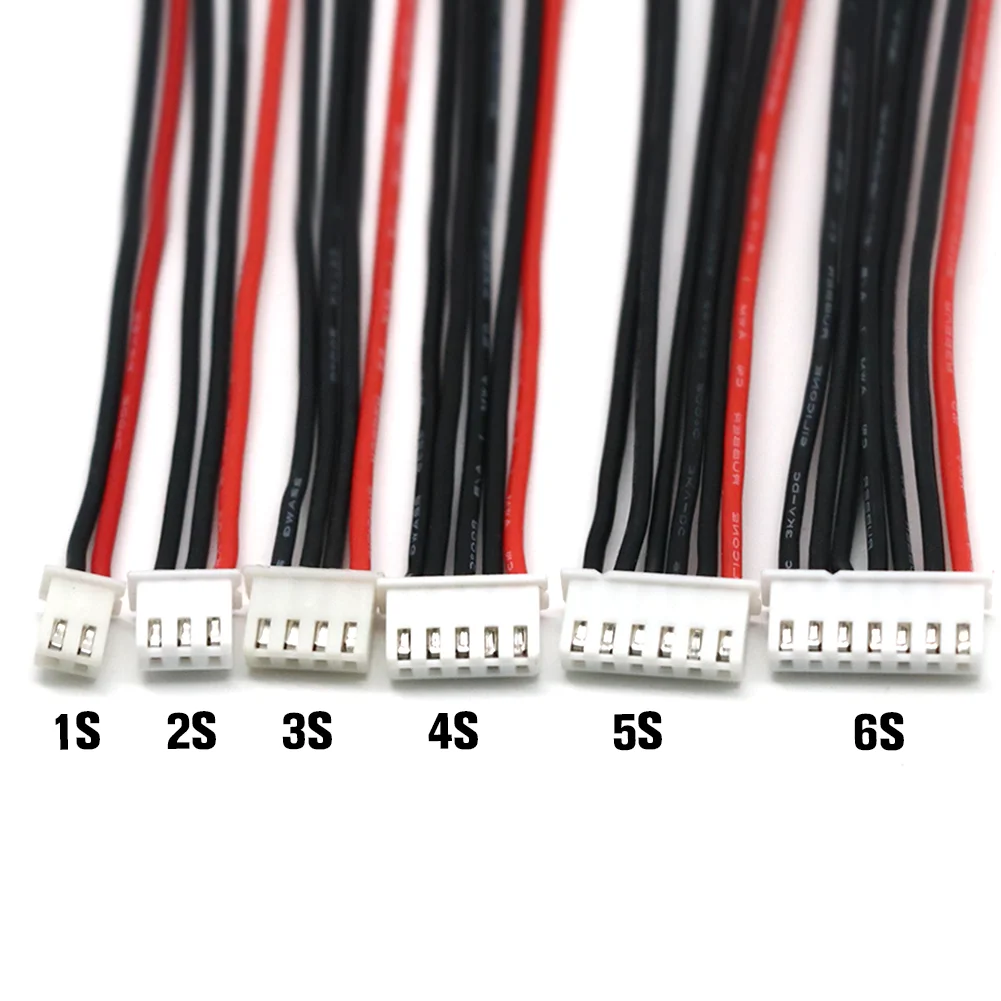 5 개/몫 1S 2S 3S 4S 5S 6S Lipo 배터리 밸런스 충전기 케이블 IMAX B6 커넥터 플러그 와이어 밸런스 충전 라인 도매