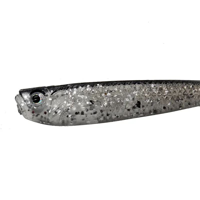 5Pcs 소프트 루어 7cm/6g 분할 꼬리 리드 물고기 Swimbaits 후크와 바닷물에 대 한 실리콘 인공 낚시 미끼