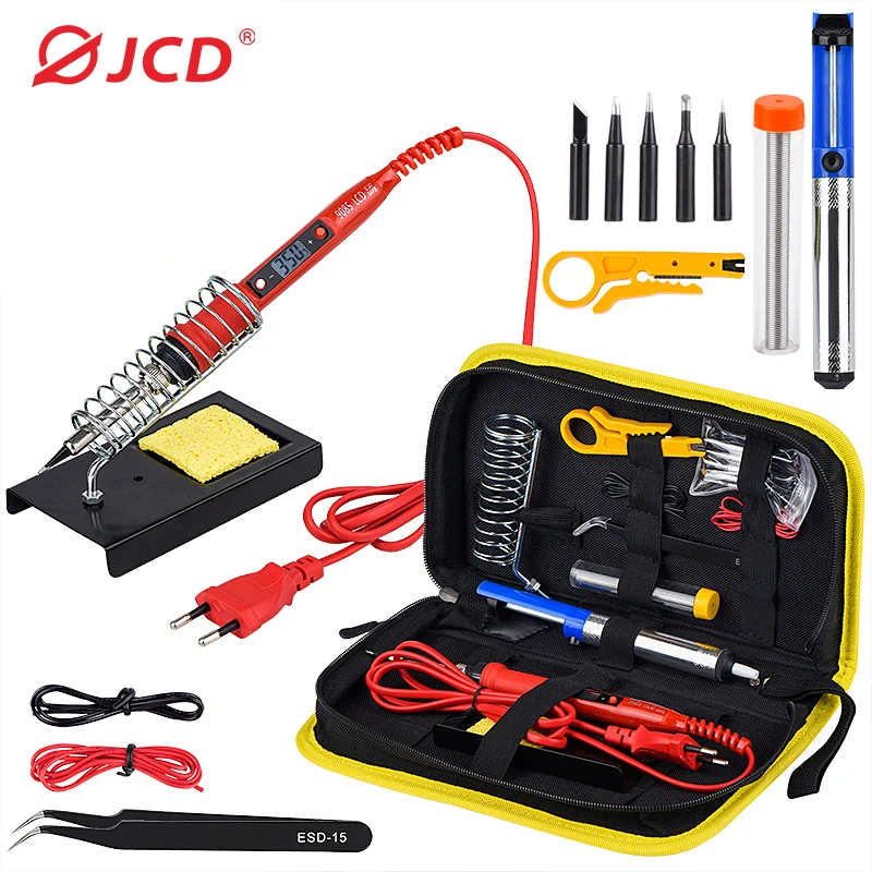 JCD 납땜 인두 키트 조정 가능한 온도 220V 80W LCD 디지털 디스플레이 용접 수리 도구 솔더 주석 철 팁 908S title=JCD 납땜 인두 키트 조정 가능한 온도 220V 80W LCD 디지털 디스플레이 용접 수리 도구 솔더 주석 철 팁 908S 