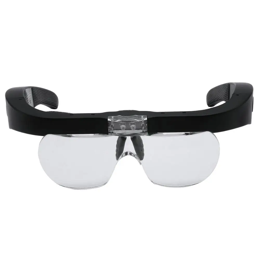 돋보기 Magnifier1.5X 2.5X 3.5X 5.0X USB 보석상 독서 용 LED 조명으로 충전식 시계 제조 업체 수리 착용