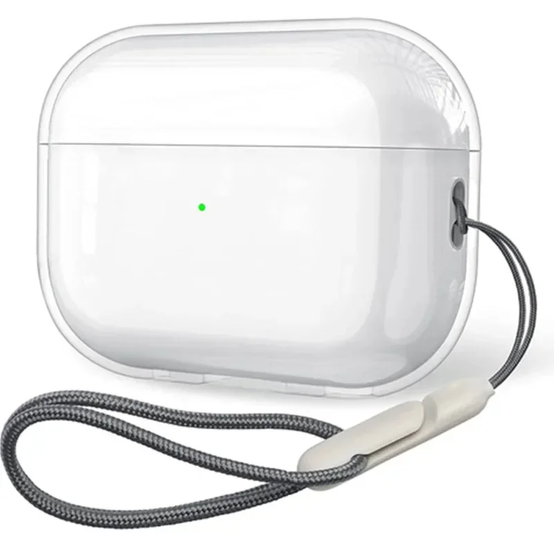 Airpods 용 투명 소프트 TPU 이어폰 케이스 4 3 2 1 Pro Pro2 Airpods 4 충전 케이스 커버 용 끈 스트랩이있는 충격 방지 title=Airpods 용 투명 소프트 TPU 이어폰 케이스 4 3 2 1 Pro Pro2 Airpods 4 충전 케이스 커버 용 끈 스트랩이있는 충격 방지 