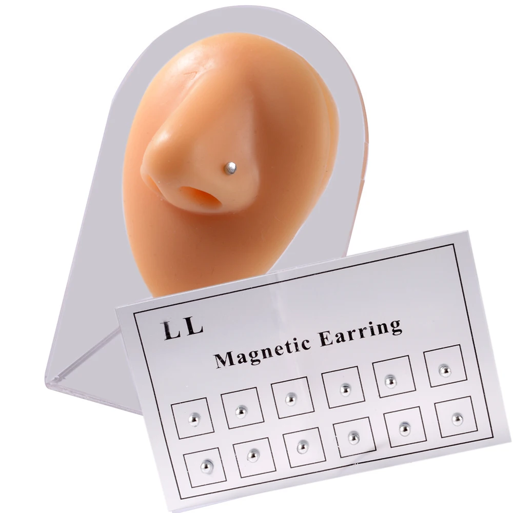 12PCS/카드 가짜 사기꾼 비 피어싱 자석 귀 Tragus 연골 립 Labret 스터드 코 링 쥬얼리 마그네틱 귀걸이 title=12PCS/카드 가짜 사기꾼 비 피어싱 자석 귀 Tragus 연골 립 Labret 스터드 코 링 쥬얼리 마그네틱 귀걸이 