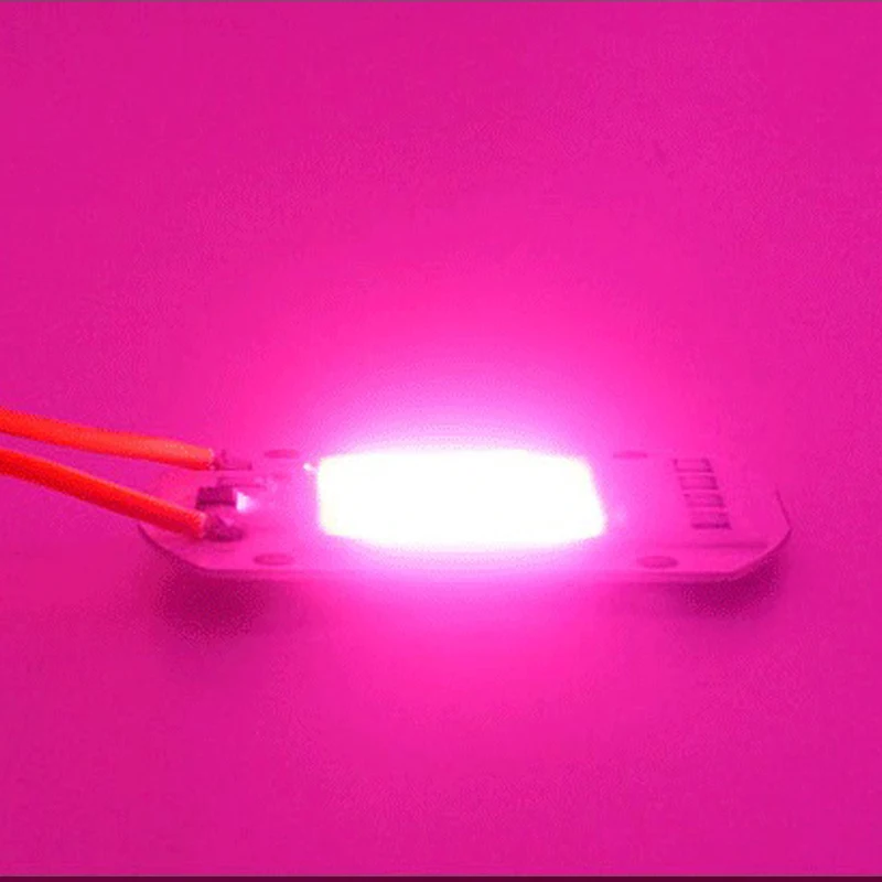 LED 성장 COB 칩 식물 램프 전체 스펙트럼 AC220V 10W 20W 30W 50W 실내 식물 모종 성장 및 꽃 성장 조명