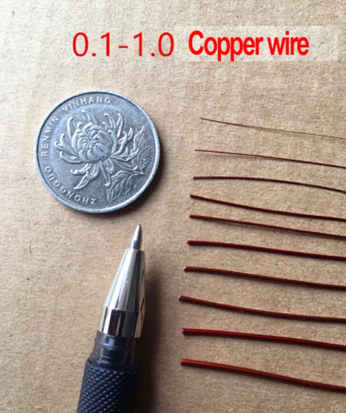 코일 구리 와이어0.1mm 0.2mm 0.3mm 0.4mm 0.5mm 0.6mm 0.7mm 0.8mm 1.20mm케이블 구리 와이어 자석 와이어 에나멜 구리 권선 와이어