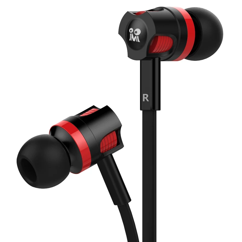 추가 베이스 헤드폰 유선 이어폰 3.5mm 이어폰(마이크 포함) 국수 스타일 наушники 삼성용 스포츠 헤드셋 auriclee