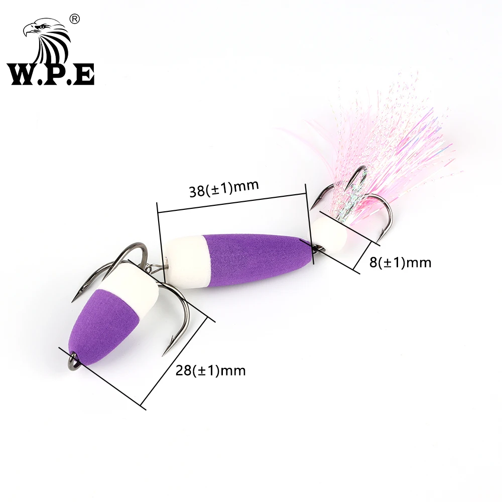 W.P.E 신제품 MANDULA 크기 L 1 피스 낚시 미끼 50 색베이스 미끼 곤충 미끼 소프트 낚시 미끼 Pesca 낚시 Wobbler, 낚시용 미끼 낚시용