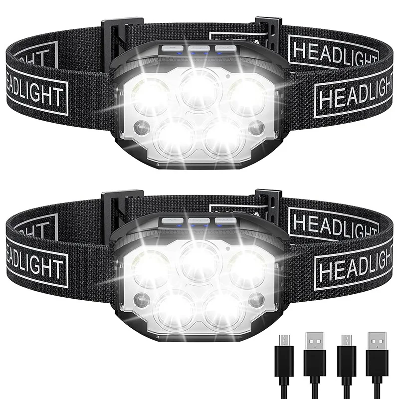 1200 루멘 Led 충전식 전조등 모션 센서 헤드 라이트 방수 헤드 손전등 야외 캠핑 낚시 헤드 램프 title=1200 루멘 Led 충전식 전조등 모션 센서 헤드 라이트 방수 헤드 손전등 야외 캠핑 낚시 헤드 램프 