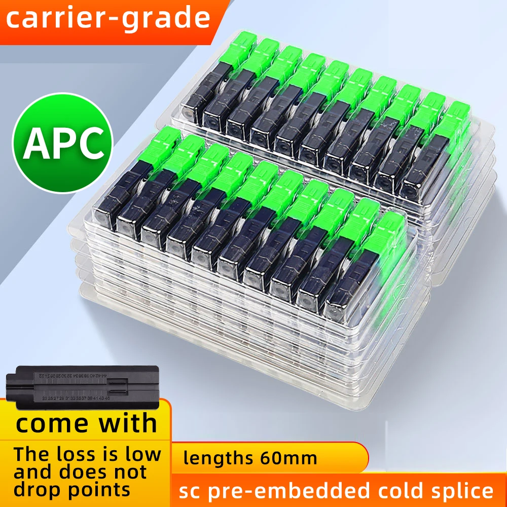 SIGS 섬유 콜드 스플라이서 광섬유 커넥터 SC-APC 커넥터 FTTH 내장형 가죽 와이어 퀵 커넥터 title=SIGS 섬유 콜드 스플라이서 광섬유 커넥터 SC-APC 커넥터 FTTH 내장형 가죽 와이어 퀵 커넥터 