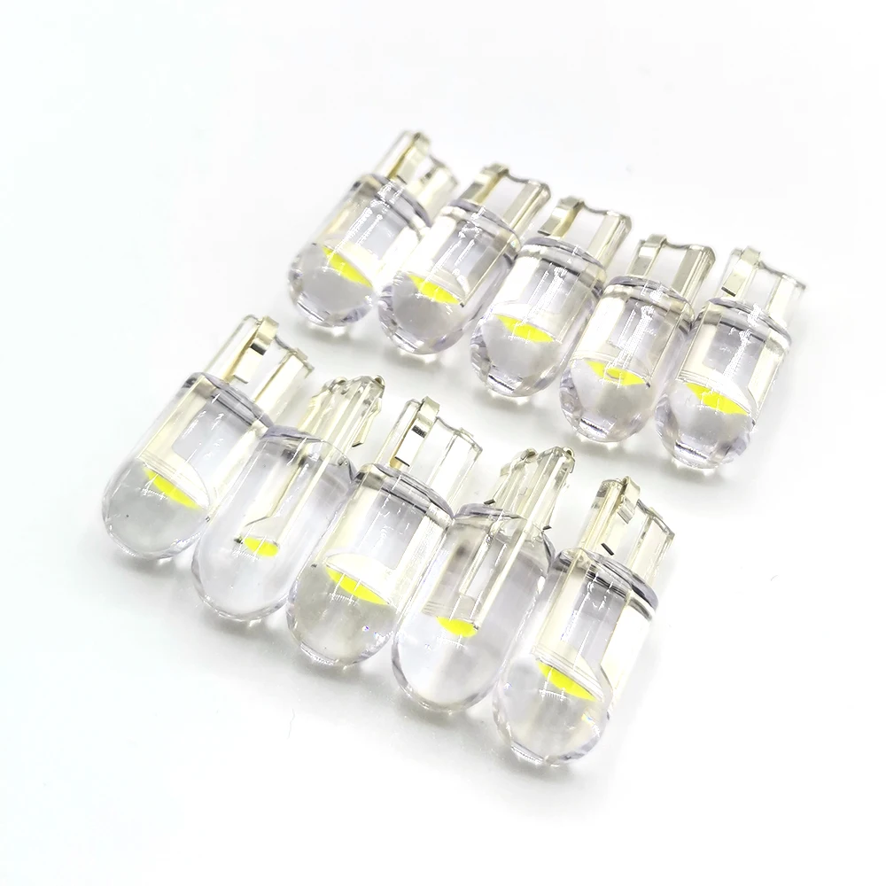 10x2021 최신 W5W Led T10 자동차 조명 COB 유리 6000K 흰색 자동차 자동차 번호판 램프 돔 읽기 DRL 전구 스타일 12V title=10x2021 최신 W5W Led T10 자동차 조명 COB 유리 6000K 흰색 자동차 자동차 번호판 램프 돔 읽기 DRL 전구 스타일 12V 