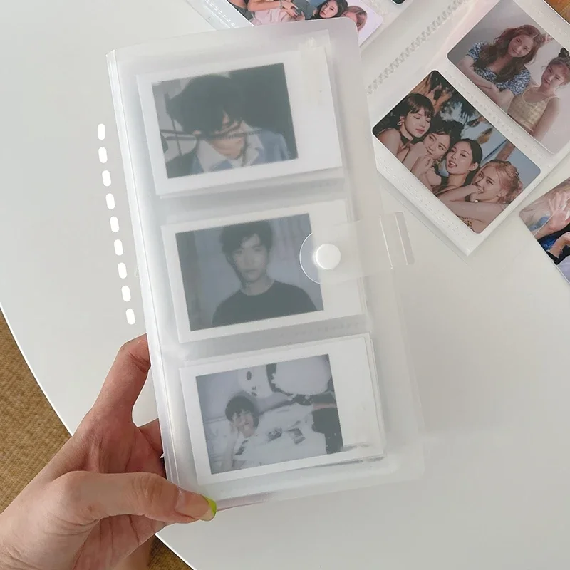투명 사진 앨범 미니 폴라로이드 앨범 사진 카드 기차 티켓 카드 컬렉션 도서 쥬얼리 카드 앨범 Photocards 홀더