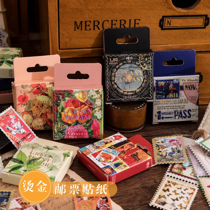 TIANZI 45pcs Kawaii 미니 상자 접착 스티커 Scrapbooking 라벨 일기 편지지 앨범 전화 저널 플래너