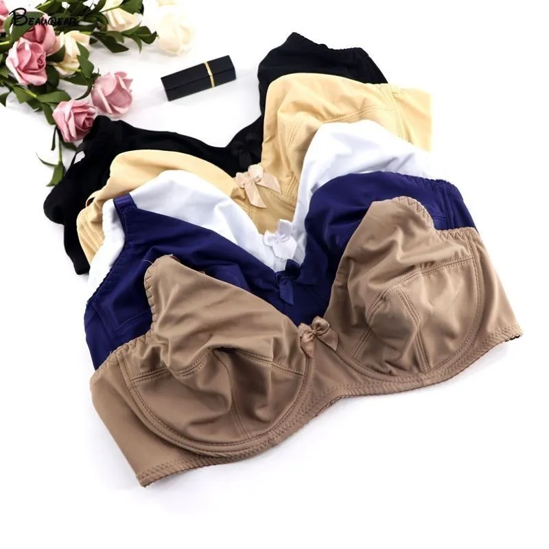 Beauwear 여성용 언더와이어 브래지어, 플러스 사이즈, 풀 커버리지, 비 패딩 브래지어, 미니마이저 속옷, 36-52 D E F 컬러, 블랙 누드 BH title=Beauwear 여성용 언더와이어 브래지어, 플러스 사이즈, 풀 커버리지, 비 패딩 브래지어, 미니마이저 속옷, 36-52 D E F 컬러, 블랙 누드 BH 