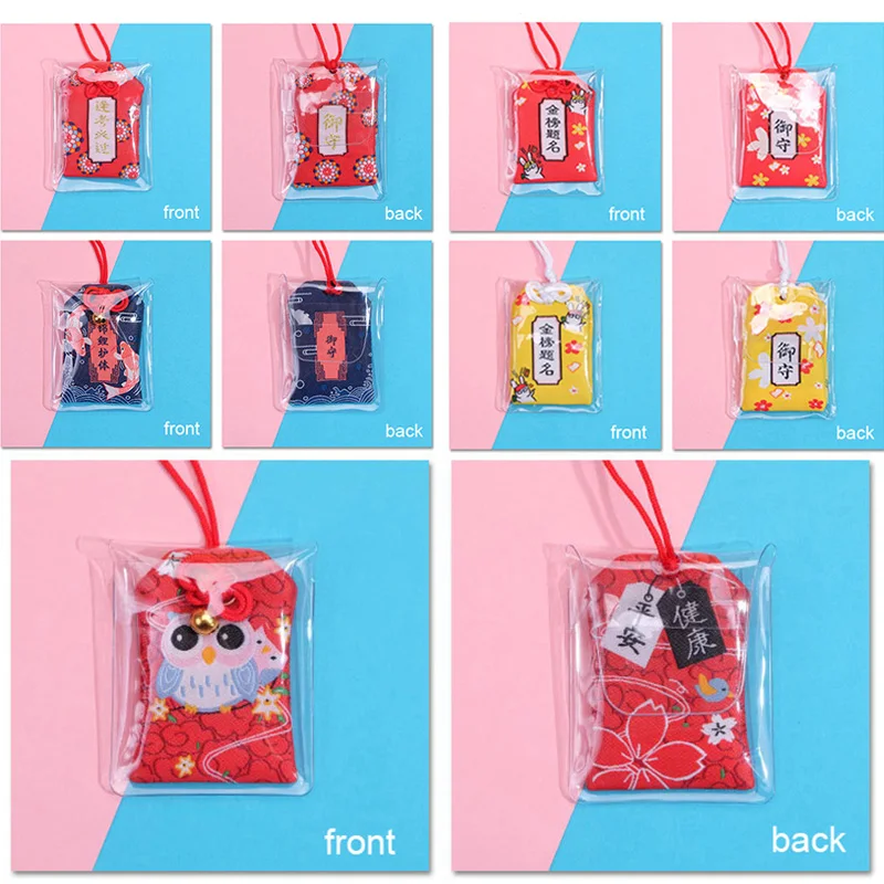 일본 전통 부적 부적, Churinga Periapt Maneki Neko 행운의 고양이, 뚱뚱한 플루투스 고양이 키체인, 여성용 자동차 가방 펜던트