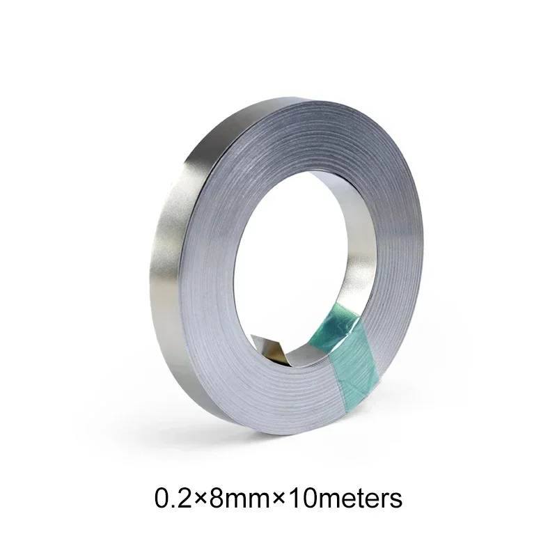 10m/롤 18650 리튬 이온 배터리 니켈 도금 스트립 커넥터 0.1mm 0.12mm 0.15mm 0.2mm 배터리 커넥터 스폿 용접기 스틸 벨트