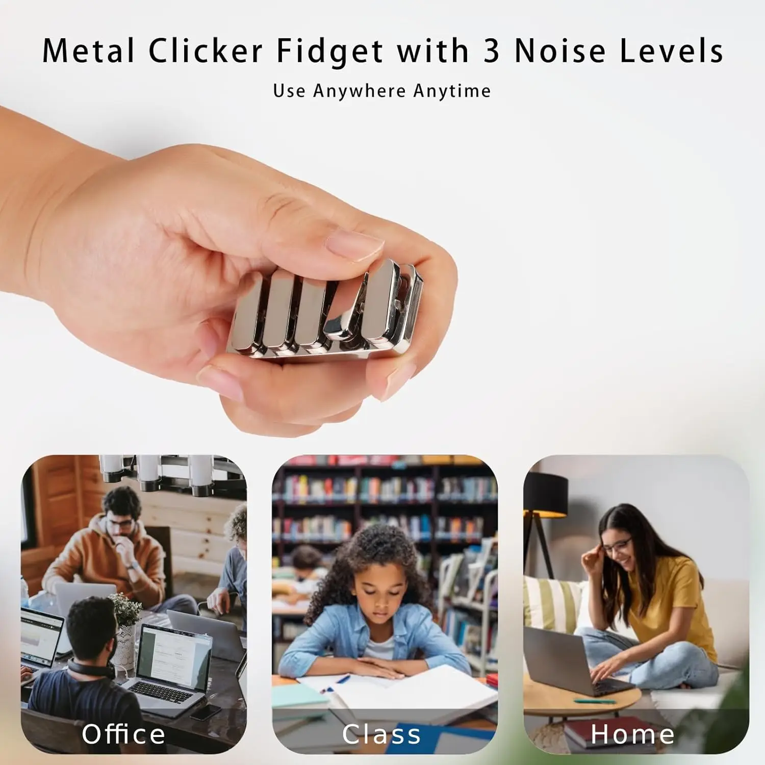 Fidget Toys 성인 스트레스 완화 장난감 Anti Ttress 불안 완화 장난감 Fidget Slider Adhd 성인용 도구 스트레스 완화 선물
