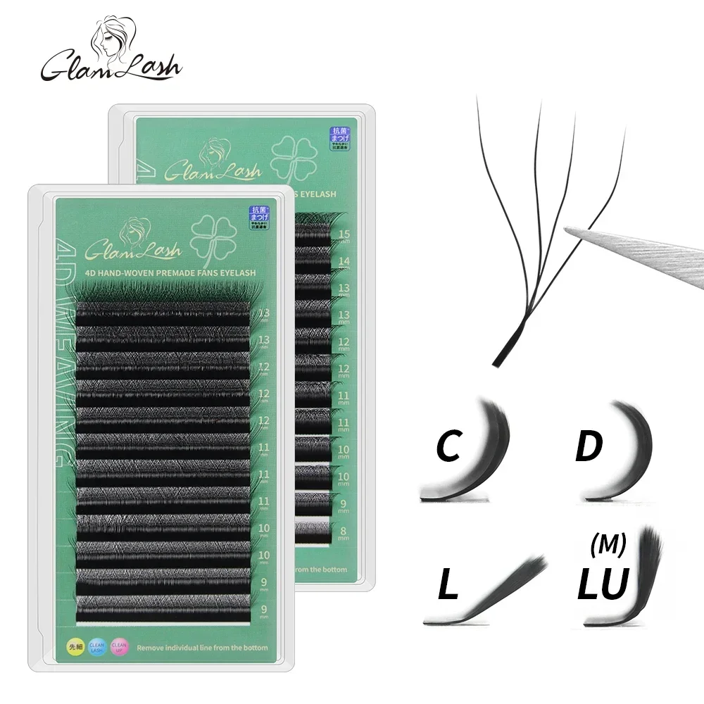 GLAMLASH 4D5D W 모양의 속눈썹 연장 미리 만들어진 볼륨 팬 W 스타일 속눈썹 가짜 밍크 소프트 이지 패닝 자연 속눈썹 title=GLAMLASH 4D5D W 모양의 속눈썹 연장 미리 만들어진 볼륨 팬 W 스타일 속눈썹 가짜 밍크 소프트 이지 패닝 자연 속눈썹 
