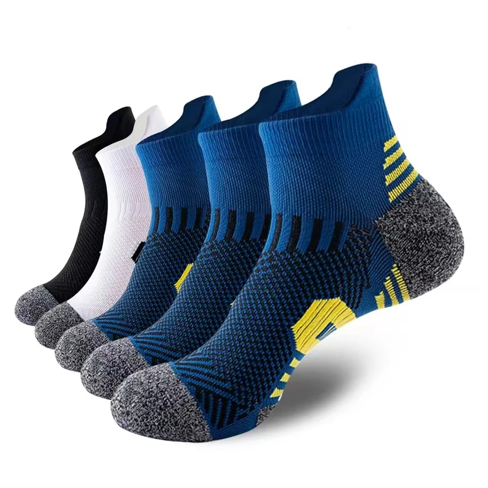 3/5Pairs 남자 스포츠 양말 통기성 야외 실행 농구 양말 빠른 건조 양말 훈련 남성용 짧은 튜브 양말 title=3/5Pairs 남자 스포츠 양말 통기성 야외 실행 농구 양말 빠른 건조 양말 훈련 남성용 짧은 튜브 양말 