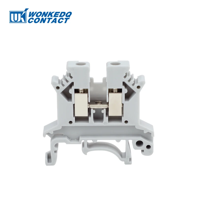 10Pcs 영국 2.5 터미널 블록 UK2.5B 나사 연결 연결 스트립 2.5B 2.5mm² 케이블 전기 Din 레일 와이어 커넥터