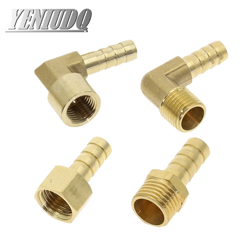 황동 호스 피팅 4mm-19mm 바브 테일 1/8 
