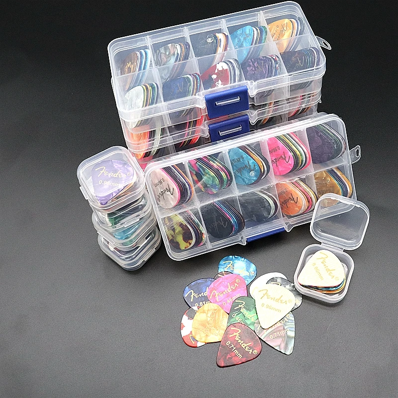 20 & 50 & 100 Pcs 어쿠스틱 일렉트릭 기타 픽 Plectrum 셀룰로이드 기타 픽 액세서리 상자 두께 0.46mm-0.96mm title=20 & 50 & 100 Pcs 어쿠스틱 일렉트릭 기타 픽 Plectrum 셀룰로이드 기타 픽 액세서리 상자 두께 0.46mm-0.96mm 