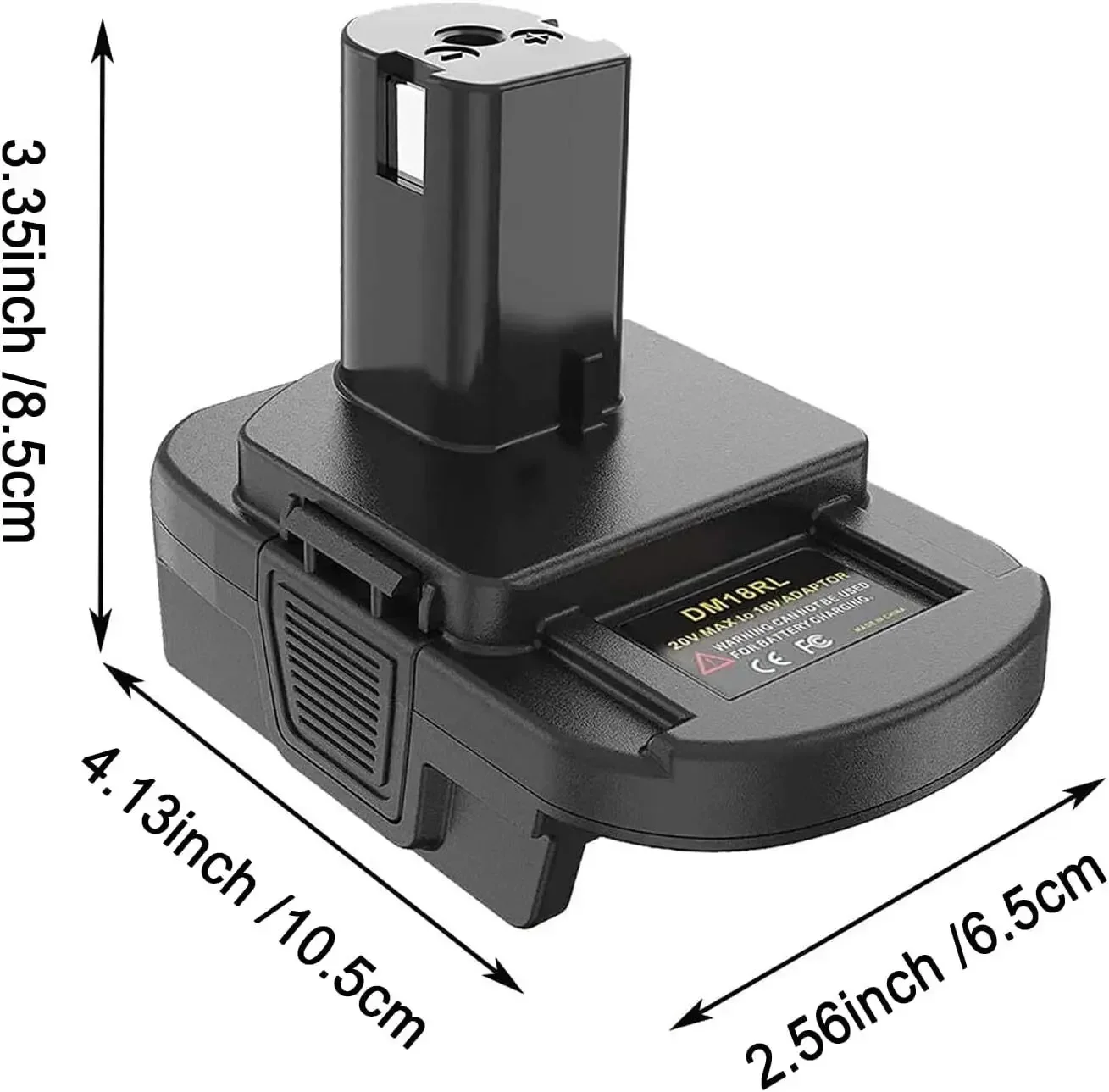 밀워키 배터리용 Ryobi 도구용 Dewalt용 USB 포트가 있는 배터리 어댑터 Ryobi 18V 리튬 이온 배터리용으로 변환